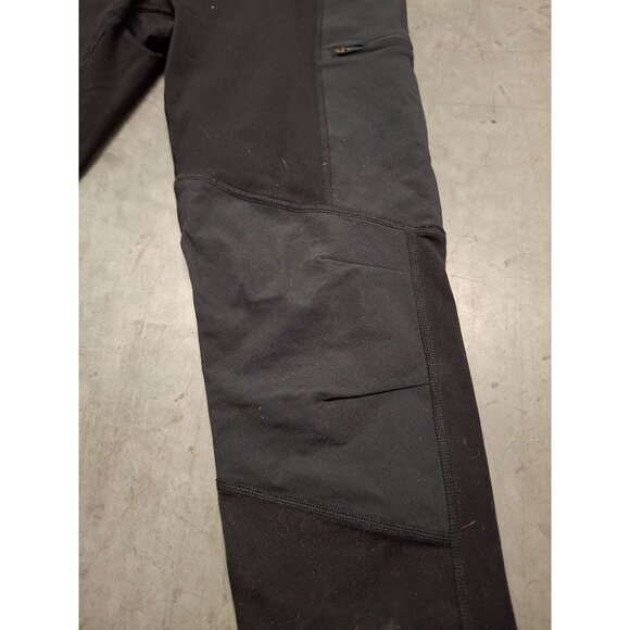 PrAna Womens Black Nylon & Elastane Leggings Size M Hiking Yoga Biking - Picture 2 of 8